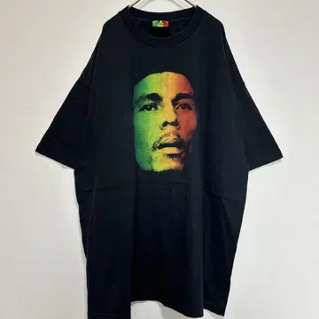 밥 말리 페이스 티 Bob Marley Face Tee 블랙 XXL