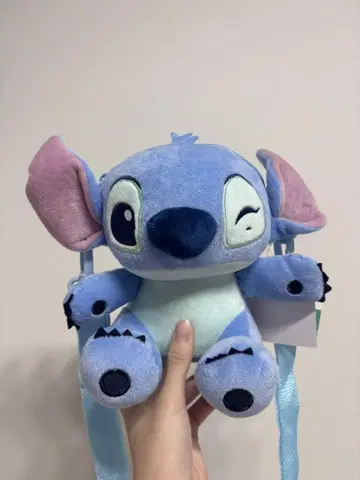 스티치 봉제 인형 미니백