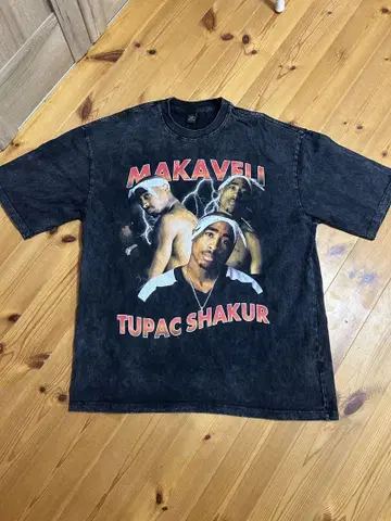 MAKAVELI TUPAC SHAKUR 티셔츠