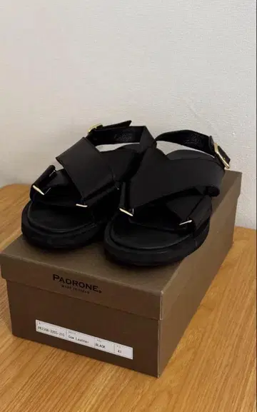 PADRONE STUDIOUS 별주 BELT SANDAL 새상품급