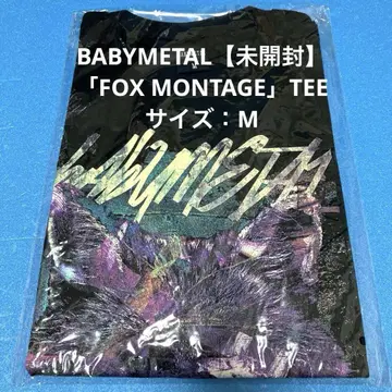 [미개봉] BABYMETAL [FOX MONTAGE] TEE 사이즈: M