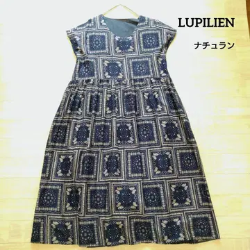 LUPILIEN 루피리앙 코튼 절개 개더 원피스 F 내추럴란