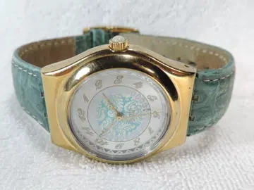 SWATCH 1993 골드색 배터리 교체 완료 작동 중 여성용 시계
