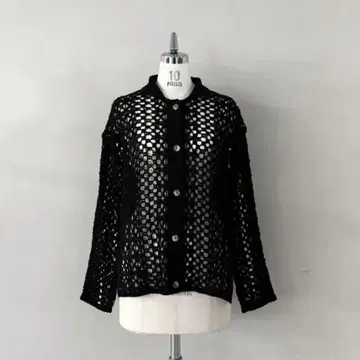 cafune croche knit cardigan