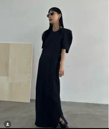 MIREI KIRITANI TULIP SLEEVE I LINE DRESS