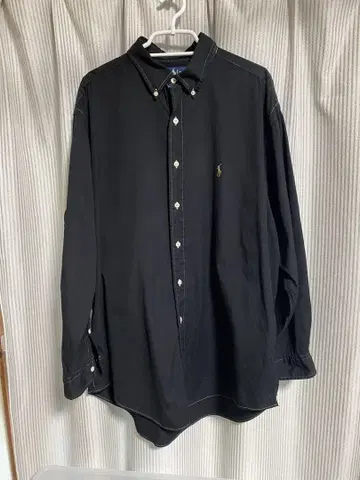 Ralph Lauren Yarmouth 블랙 셔츠 16.1/2 33