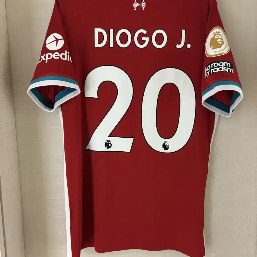 20-21 Liverpool Home Diogo Jota Authentic Jersey #축구유니폼