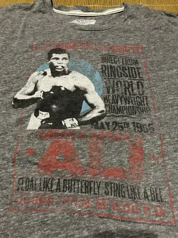 Muhammad Ali 셔츠 그레이 XXL 무하마드 알리 복싱