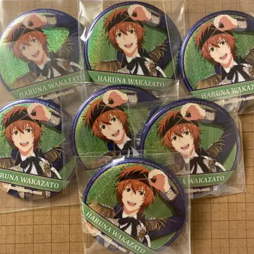SideM 와카사토 하루나 캔뱃지 7개 세트