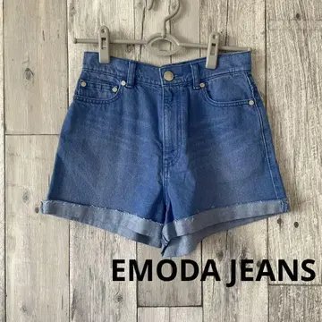 EMODA JEANS 블루 숏팬츠 M