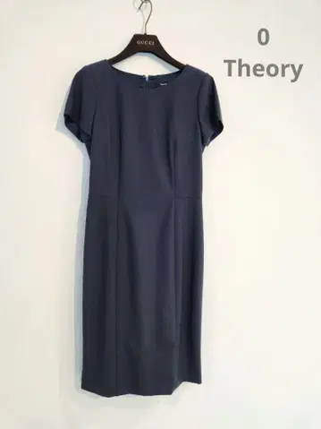 띠어리 반팔 원피스 0 사이즈 네이비 Tailor