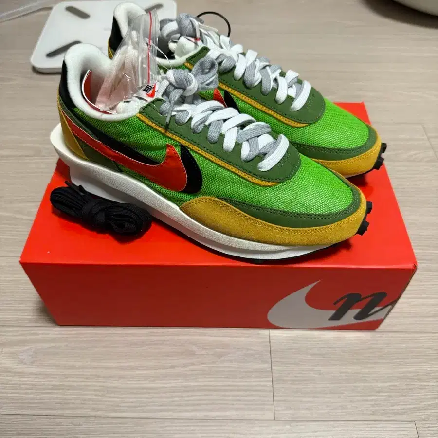 [270] Nike X Sacai LD Waffle OG Multi Green Yellow Green