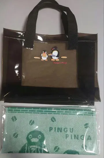 핑구 코히칸 썸머백 PVC 백 & 핸드 타월