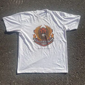 Harley-Davidson T셔츠 화이트 이글 XL