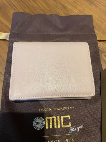mic 반지갑 핑크 가마구치