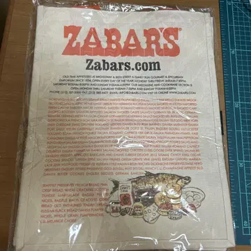 [미사용 새상품] Zabar's 제이버스 토트백