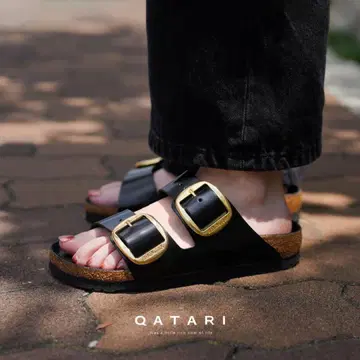 BIRKENSTOCK 블랙 컴포트 샌들