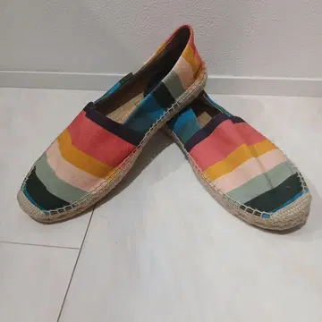 폴스미스 에스파드리유 멀티 스트라이프 슬립온 26.0cm