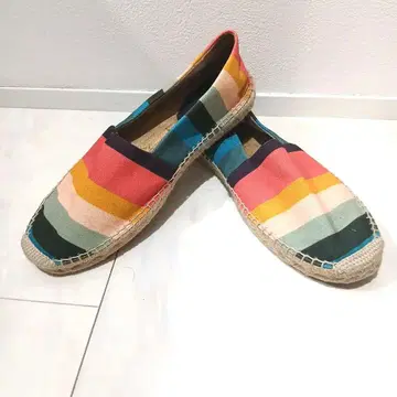 폴스미스 에스파드리유 멀티 스트라이프 슬립온 26.0cm