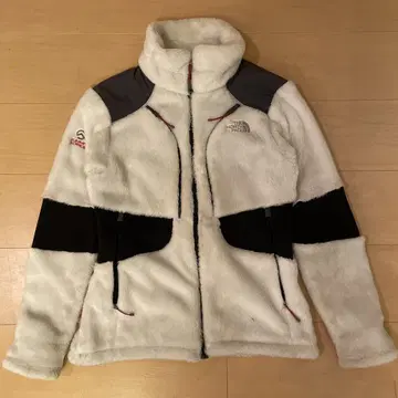THE NORTH FACE 플리스 보아 자켓 화이트 블랙