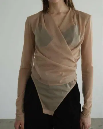 CLANE SHEER DRAPE BODY SUITS