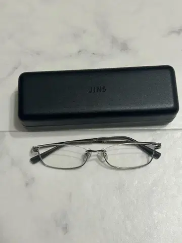 JINS 무테 안경 실버 남성용 여성용