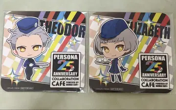 페르소나 25th Animax Cafe+ 코스터 엘리자베스 테오도어
