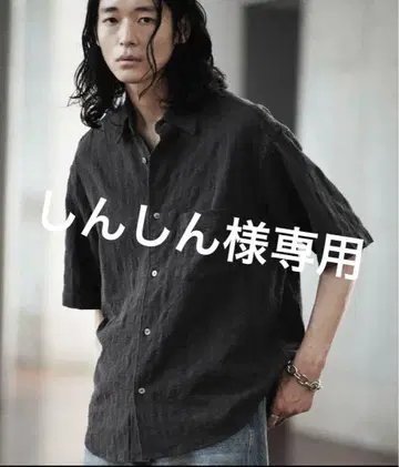 GAUZE MESH CHECK H/S SHIRT
