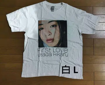 우타다 히카루 퍼스트 러브 first love 화이트 L