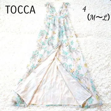 TOCCA 토카 쉬폰 롱 원피스 썸머 드레스 꽃무늬