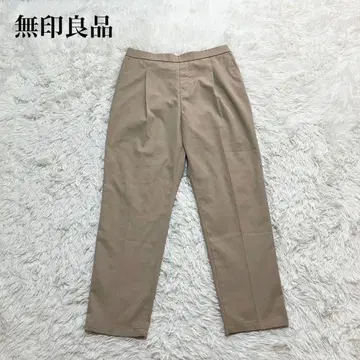무인양품 캐주얼 팬츠 빅 사이즈 넉넉한 워셔블 돌려입기 무지