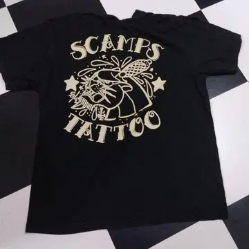 SCAMPS 타투샵 오리지널 티셔츠