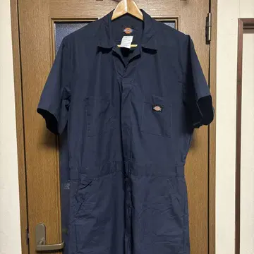 새상품급 DICKIES 디키즈 네이비 반팔 오버롤 SIZE L