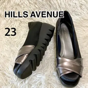 힐즈 애비뉴 HILLS AVENUE 웨이브 힐 펌프스 블랙 23cm