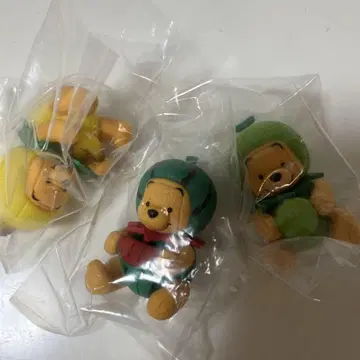 디즈니 리조트점 한정 후르츠 푸우 바나나 수박 멜론 3개 세트