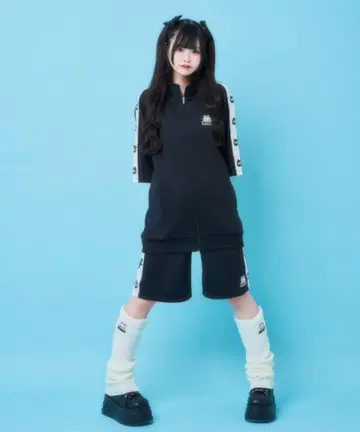 hauls 하울즈 신! 갓 져지 반팔 숏팬츠 셋업 블랙