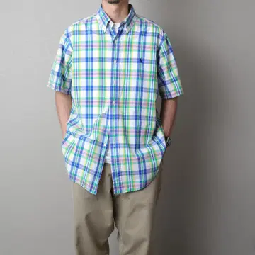 Ralph Lauren S/S 체크 BD 셔츠 121012