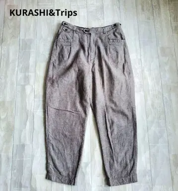 크라시안 앤 트립스 가을 이치 하의 캐주얼 팬츠 린넨 면