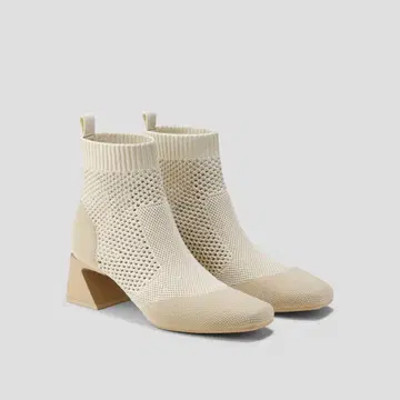 비바이아 26cm Melissa 2.0 숏부츠 아이보리 VIVAIA