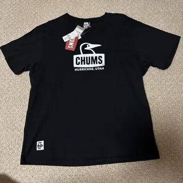 CHUMS 블랙 티셔츠 L 택 포함 새상품