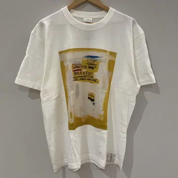 BASQUIAT L 사이즈 바닐라 아트 티셔츠 BQ-BQ2315