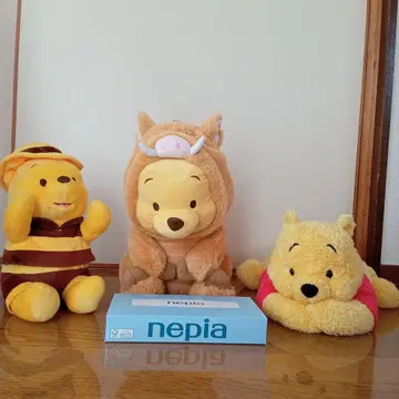 곰돌이 푸 봉제 인형 티슈 커버