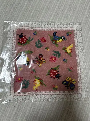 치카자와 레이스 페이러 하이디 페이즐리 레이스 손수건 미사용 새상품