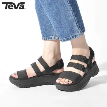 TEVA 블랙 스포츠 샌들 자디트 슬링백