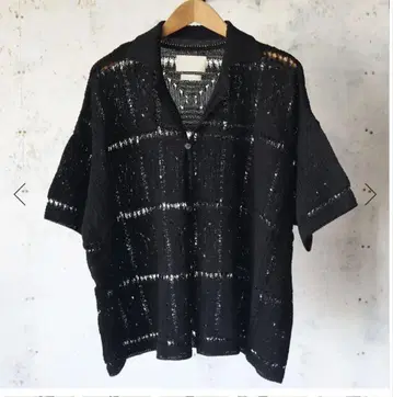 YOKE 25SS YOKE CROCHET 니트 셔츠