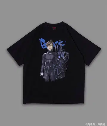 완판템 GANTZ 에디피스 콜라보 티셔츠 니시 죠이치로 블랙 L사이즈