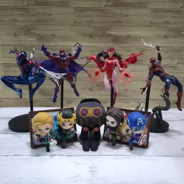 MARVEL 피규어 & 봉제 인형 9체 세트!