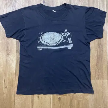80s usa 스크린스타즈 레코드 플레이어 티셔츠 빈티지