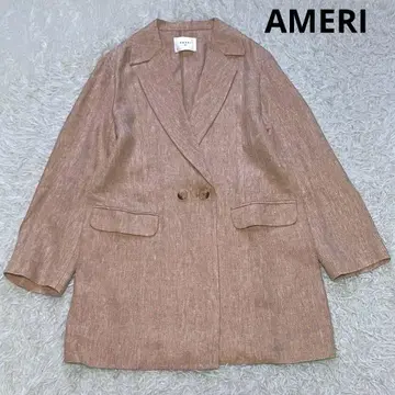 AMERI RUSTIC LINEN 자켓 린넨 자켓 사이즈 M