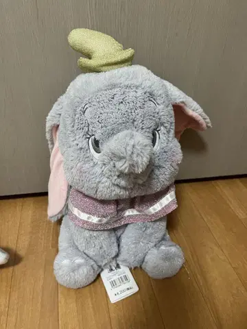 디즈니 스토어 덤보 봉제 인형 라메 반짝반짝
